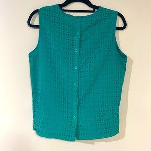 Cynthia Rowley Green Dressy Tank